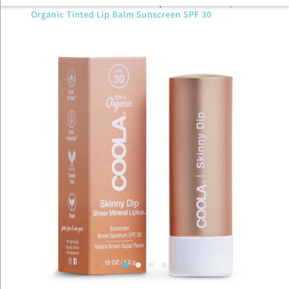 Coola skinny dip sheer mineral lipstick